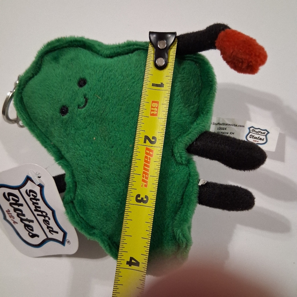 Stuffed States Usa Maine Keychain - Picture 12 of 12
